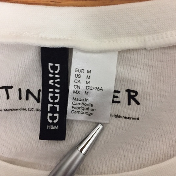 Women’s tee Justin Bieber’s SZ M what do you mean - Picture 4 of 5